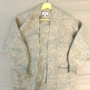& Other Stories Mohair Grey Cardigan